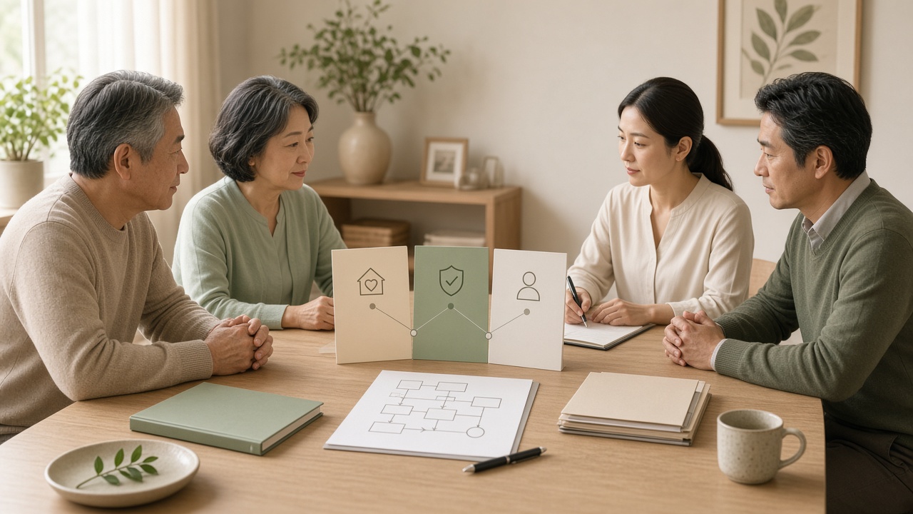 家族信託と遺言・任意後見の使い分け